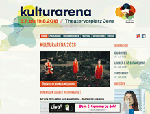 Tablet Screenshot of kulturarena.de